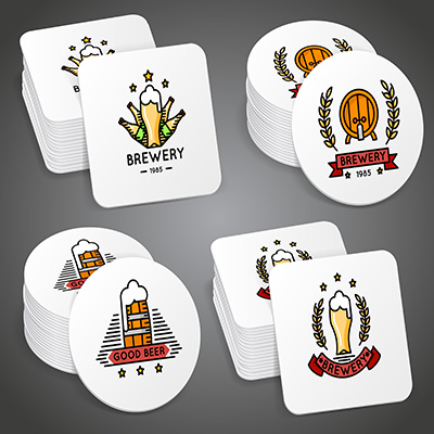 Sous-verres Personnalisés Carton